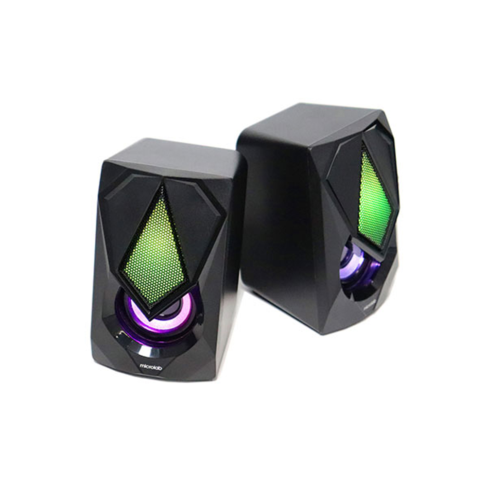 Picture of Microlab B25 USB 2.0 Gaming Speaker - USB 2.0 Gaming Speaker - Output power: 3W x2 - Input: 3.5mm stereo line in - DC input: USB 5V 1A - Gaming Speaker