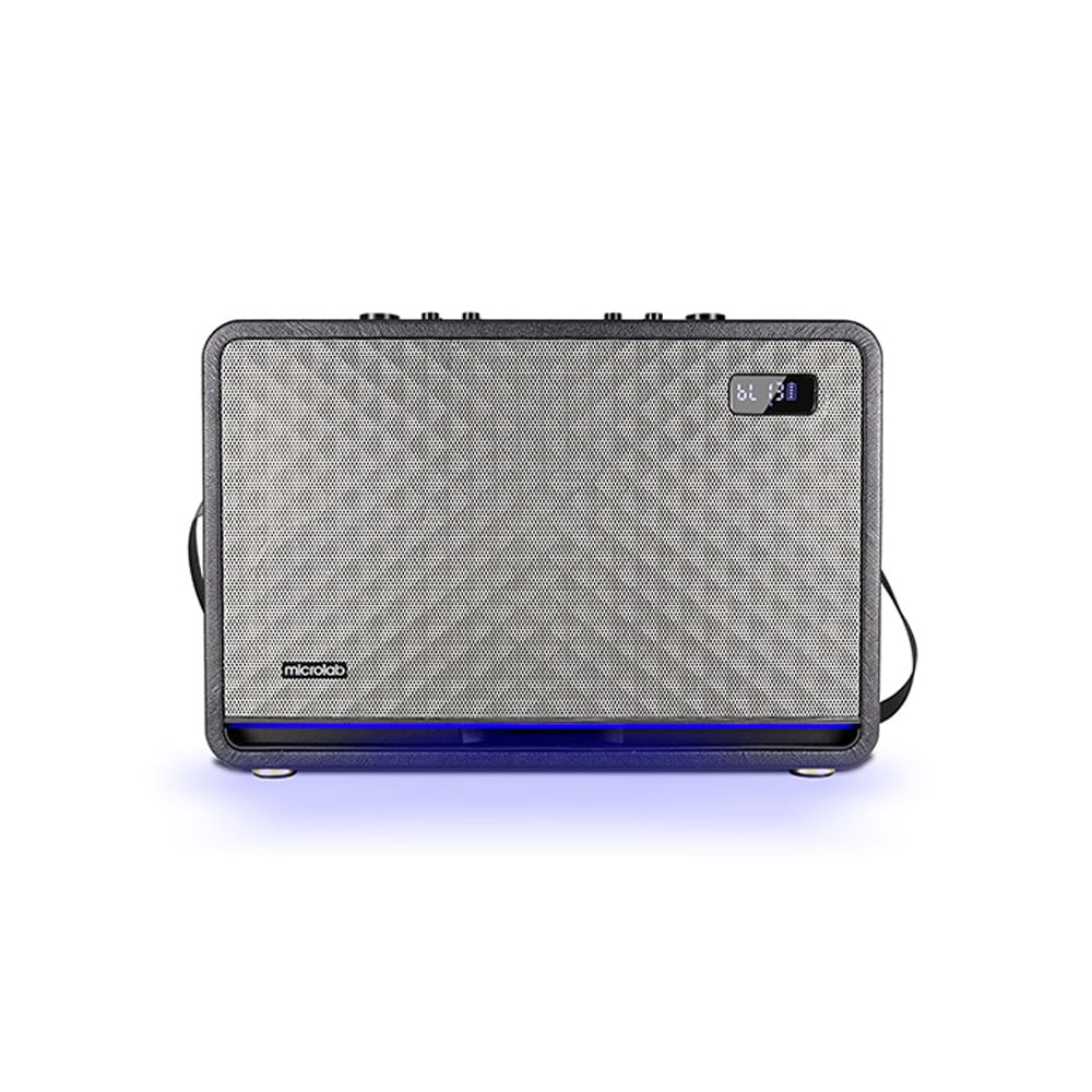 Picture of Microlab KTV200PRO Stylish Portable Bag Karaoke Speaker - Stylish Portable Bag Karaoke Speaker - Output power: 120 Watt (RMS) - Interfaces: Bluetooth, line-in, USB, TF card, Guitar in, Mic in, Live - Battery Capacity: 11.1V/7500mAh