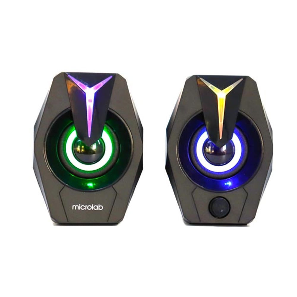 Picture of New Microlab B26 USB 2.0 Gaming Speaker -  USB 2.0 Gaming Speaker - Output power: 3W x2 - Input: 3.5mm stereo line in - DC input: USB 5V 1A