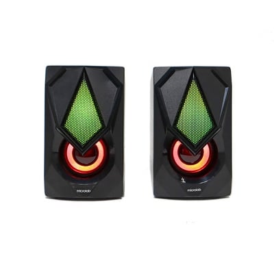 Picture of New Microlab B25 USB 2.0 Gaming Speaker - USB 2.0 Gaming Speaker - Output power: 3W x2 - Input: 3.5mm stereo line in - DC input: USB 5V 1A - Gaming Speaker