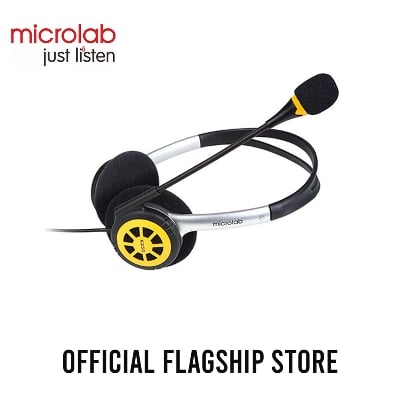 Picture of Microlab K250 Supra-aural Headset - Supra-aural Headset - Boom microphone - Input plug type: 3.5mm stereo - Frequency response: 20 Hz - 20 KHz