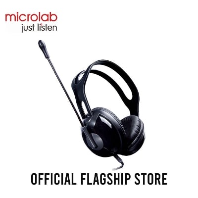 Picture of Microlab K280 Supra-aural Headset - Supra-aural Headset - Microphone: Capacitor type - Input plug type: 3.5mm stereo - Frequency response: 20 Hz - 20 KHz