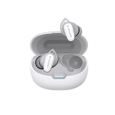 Picture of Microlab Wisepods ANC03 TWS ANC Earbuds - Black/White - TWS Active Noise Cancellation Bluetooth Earbuds - Bluetooth version: V5.3 with Range 10 Meter - Battery: Built-in Large Capacity 400mAh Battery