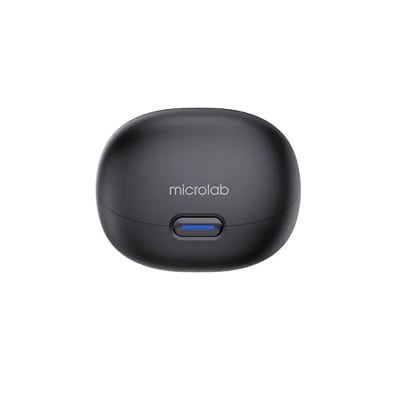 Picture of Microlab Wisepods ANC03 TWS ANC Earbuds - Black/White - TWS Active Noise Cancellation Bluetooth Earbuds - Bluetooth version: V5.3 with Range 10 Meter - Battery: Built-in Large Capacity 400mAh Battery