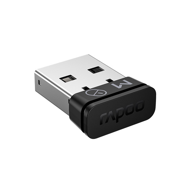 Picture of RAPOO M3M BLACK Wireless Business Mouse Dongle (Suitable for RAPOO MT760L/MT760M/MT750PRO/MT560/MT550L) -  Micro Nano receiver - M+ wireless cross-screen technology - Wireless 2.4G connection - Plug and play