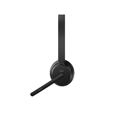 Picture of Rapoo H200 Wireless (Dual Mode) Black Headphone | Rapoo H200 Wireless (Dual Mode) Black Headphone Bluetooth 5.0 & 2.4 GHz, Active Noise Cancellation, 40 mm Drivers