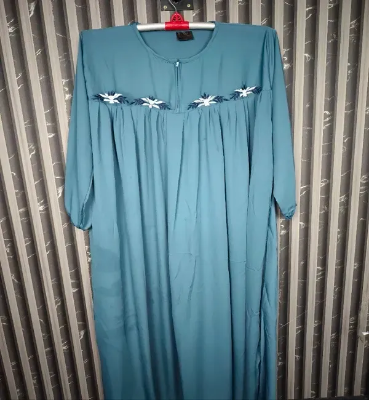 Picture of premium quality Dubai cherry fabric embroidery work Borka without hijab