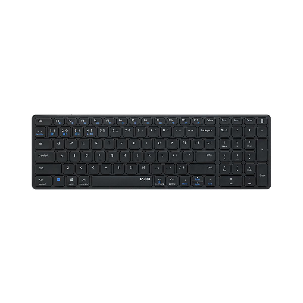 Picture of Rapoo E9350G Multi-mode Wireless Keyboard Switch between Bluetooth 3.0, 5.0 and 2.4G Compatible with Windows and Mac