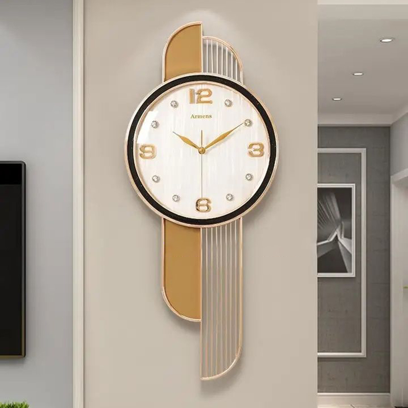 Picture of Modern Light Luxury Wall Clock Living Room Decorative Wall Clock Creative Home Simple Watch Wall-mounted Nordic Fashion Quartz