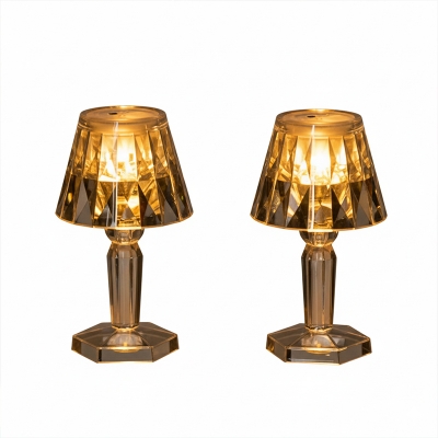 Picture of LED diamond small table lamp bedroom bedroom bedside decorative table lamp bar crystal gift night lighting lamp
