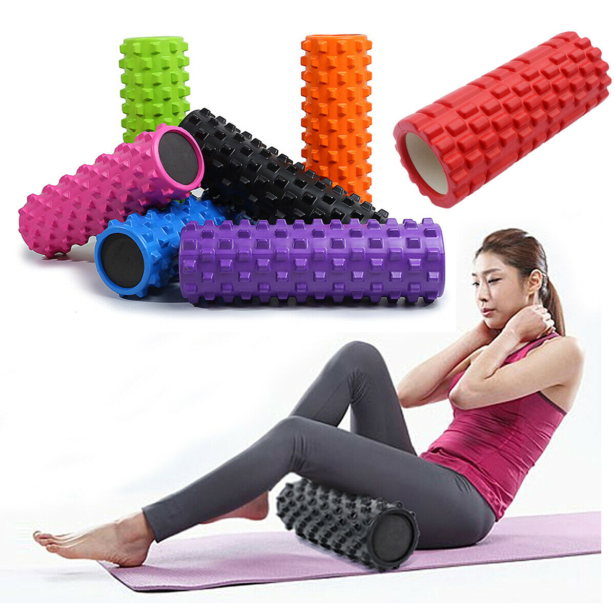 Picture of Foam Roller Back Muscel Main Exercise -43cm Multicolor