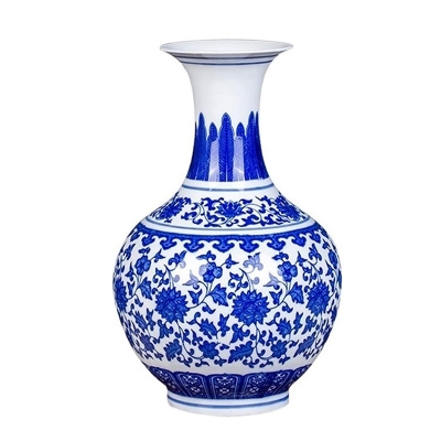 Picture of Ceramic Flower Vase for Home Decoration – Elegant Indoor Vases for Living Room, Bedroom & Tabletop Decor
