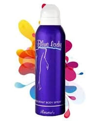 Picture of RASASI Blue Lady Deodorant Body Spray for Women, 200ml