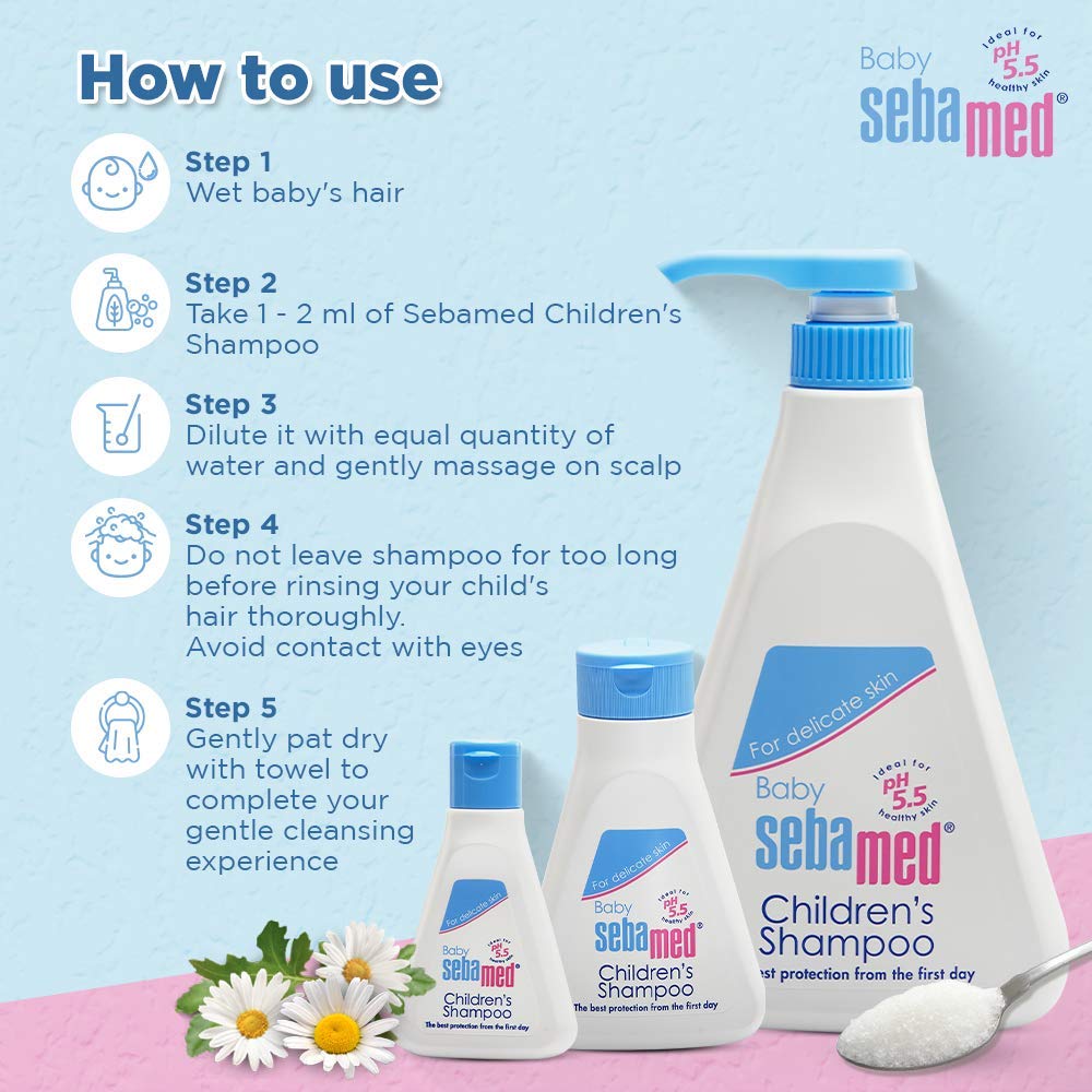 Picture of SEBAMED BABY SHAMPOO FOR DELICATE SCALP (GERMANY) - 150ML