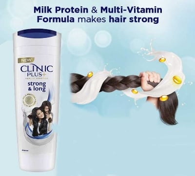 Picture of Clinic Plus (Made in india) Strong And Long Milk Protein Shampoo 355 Ml