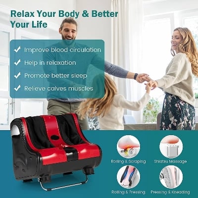 Picture of Vibration Heating Foot Calf Leg Massager