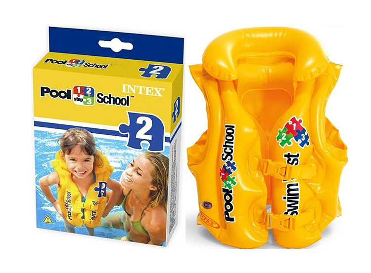 Picture of Intex Deluxe Swim Vest/Life Jacket Pool School 3-6 Years