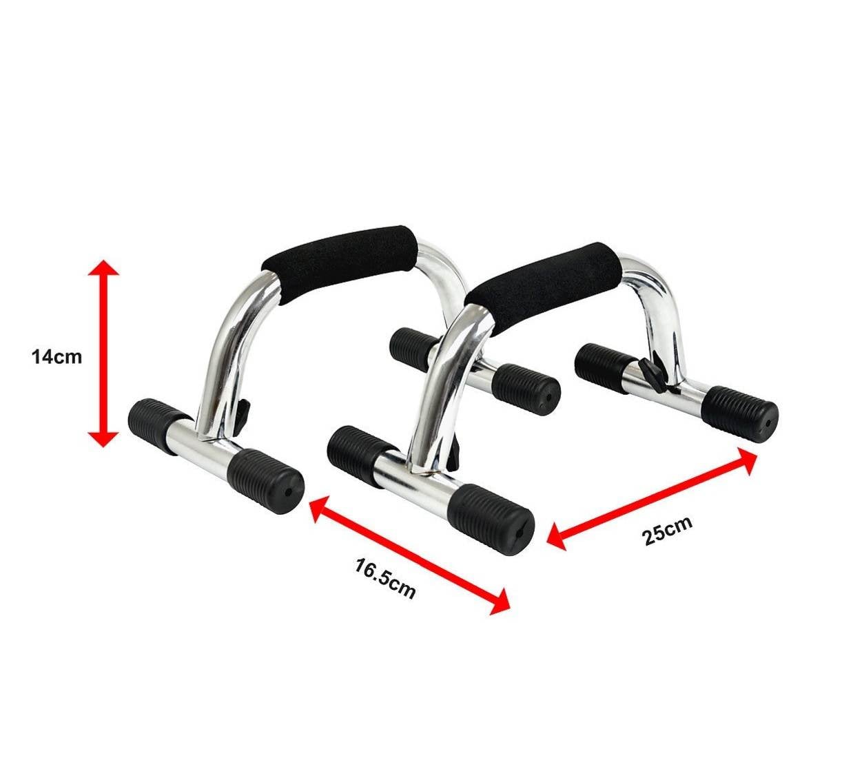Picture of Combo Pack of 2 Pieces High Push Up Stand - Silver and Black