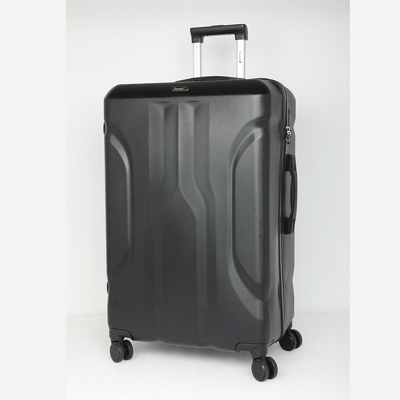 Picture of Travello Luxury Plus 28 Inch Ultra Light Weight Strong Build Quality Water-Resistant Double Caster Wheel Bigger Space Hardtop Luggage-Trolley Black