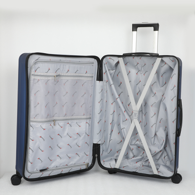 Picture of Travello 28 Inch Royal Zipper Unbreakable Body More Capacity Water Resistant Aluminum Luggage- Trolley Dark Blue