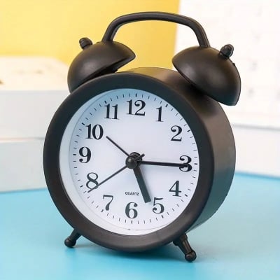 Picture of Adorable Mini Digital Alarm Clock - Small Bedroom Bedside Table Clock with Colorful Design - Perfect Back to School Gift for Students, No Battery Included