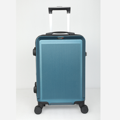Picture of Travello 20 Inch Royal Zipper Unbreakable Body More Capacity Water Resistant Aluminum Luggage- Trolley Green