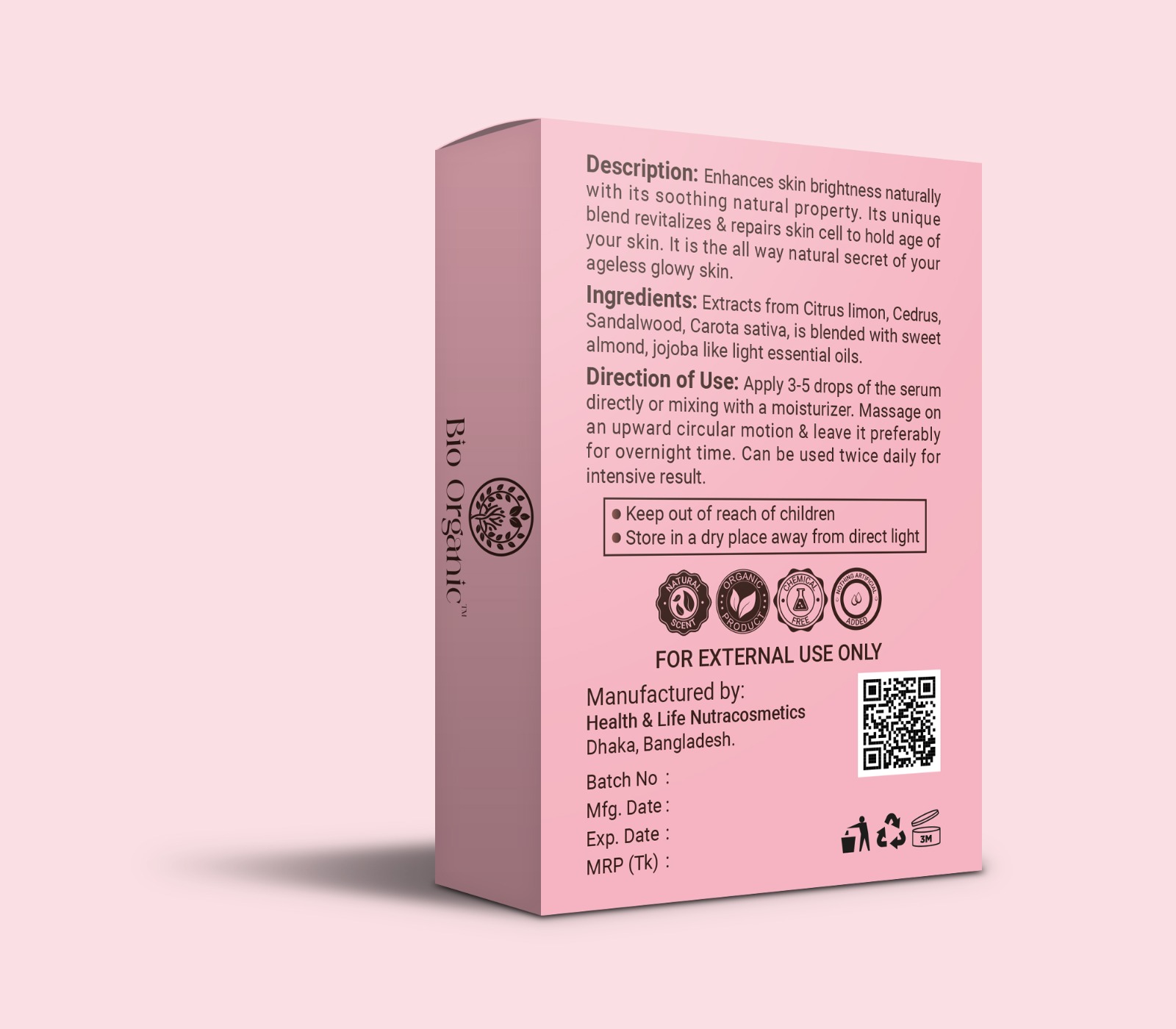 Picture of BIO Organic Glow Serum – Brightening & Skin Rejuvenation Serum | Controls Melanin & Enhances Radiance