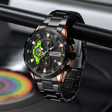 Picture of Curren Stainless Steel Luminous Dial With Chronograph Men watch (8402 )