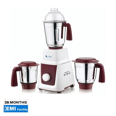 Picture of Ajnur 1000 Watts Plus Mixer Grinder - 3 SS Jar - 1