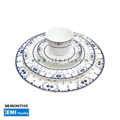 Picture of 32 Pcs Ceramic Bone China Dinner Set UT1245