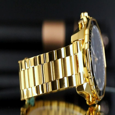 Picture of Skmei Golden Stainless Steel Dual Time Sport Watch For Men - Golden - 1649