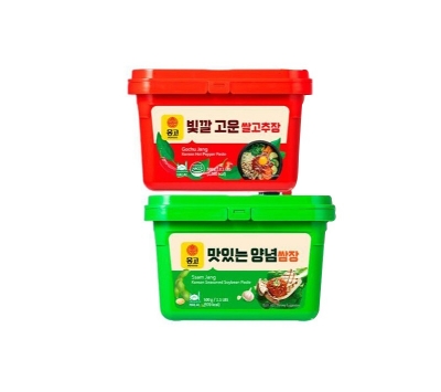 Picture of Mongoo Gochujang + Ssamjang | Korean Hot Pepper Paste - 1000 GM  (Halal)(500g Gochujang + 500g Ssamjang)