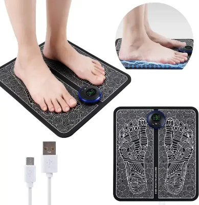 Picture of Ems Foot Massage Mat Automatic Electric Physiotherapy Tens Massager Relax 9 Gear 1pc