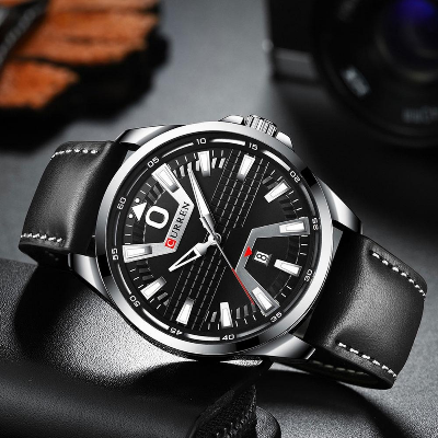 Picture of CURREN PU Leather Analog Watch for Men