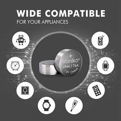 Picture of Alkaline Button Cell Battery - AG13/LR44 > 10 Piece [1 Pack]