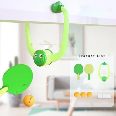 Picture of Hanging Table Tennis Trainer Ping Pong Ball Self Training Gaming Set for 5 6 7 8 Years Kids (Multicolor)