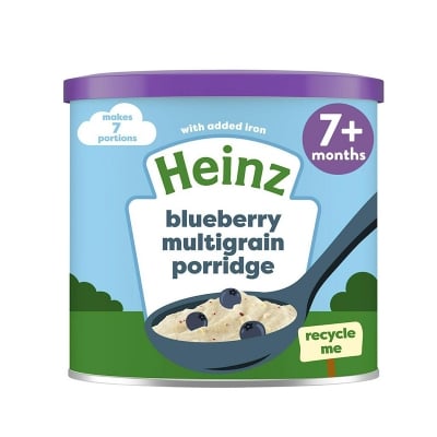 Picture of Heinz Blueberry Multigrain Porridge Baby Food 7+ Months 220g