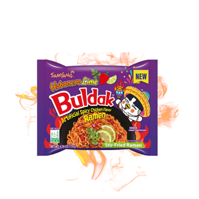 Picture of Samyang Buldak Spicy RamenHot ChickenKorean Stir-Fried Instant Noodle 5 pack  135 gm