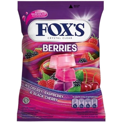 Picture of Fox's Crystal Clear Fruit Berries Candy (90Gms- Pack Of 1)