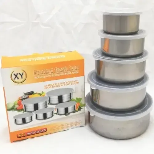 Picture of Stainless Steel Protect Fresh Box 5 Pieces x 1 Set