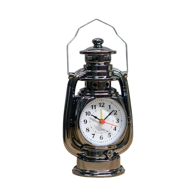 Picture of creative household items Retro style kerosene lamp alarm clock