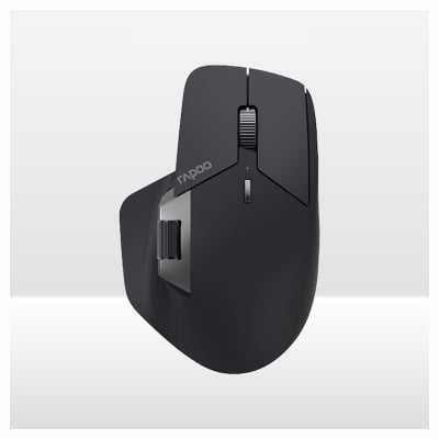 Picture of Rapoo MT760 MINI Multi-mode Wireless Mouse - Switch between Bluetooth 5.0 Wired and 2.4G - Intelligently switch among multiple devices -Adjustable DPI sensor -  for Computer TV Phone