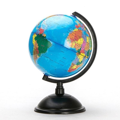 Picture of 20cm Political District Plastic Ruler Globe globe map of the world Geography Educational Toy Gift