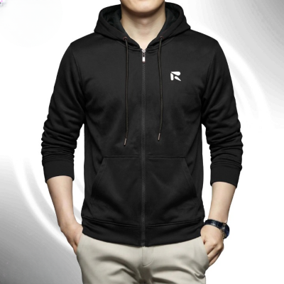 Picture of Men's Winter China Black Hoodie Full Zipper (Fix H