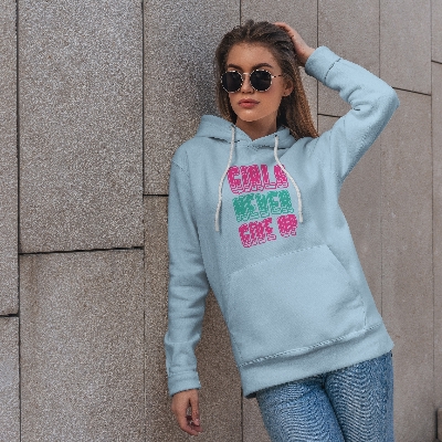 Picture of Winter Whisper Ladies Hoodie - Sky Blue