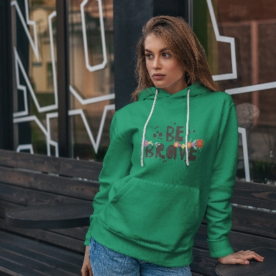 Picture of Warm Nest Ladies Hoodie - Green