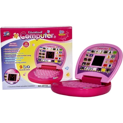 Picture of Educational Computer ABC and 123 Learning Kids Laptop with LED Display and Music