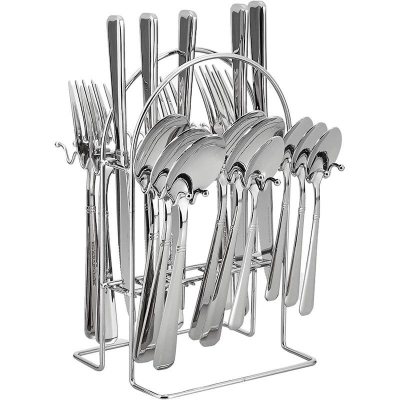 Picture of 24-Piece Stainless Steel Cutlery Set with Stand WR4000-24PL