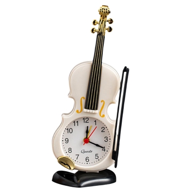 Picture of Violin Students Use Alarm Clock Creative Fashion Simple European Style Children's Cute Cartoon Bedside Retro Ornament Decoration