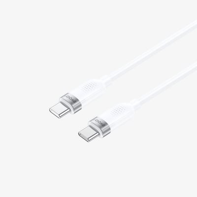 Picture of Bwoo BO-X315C-C USB Type-C Male to Male, 1 Meter, White Charging & Data Cable